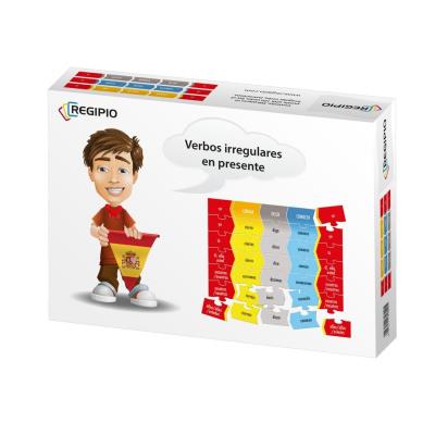 Verbos irregulares en presente. Wydawca: Regipio. SmakLiter.pl Opakowanie Verbos irregulares en presente