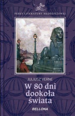 W 80 dni dookoła świata. Autor: Juliusz Verne. SmakLiter.pl Okładka książki W 80 dni dookoła świata