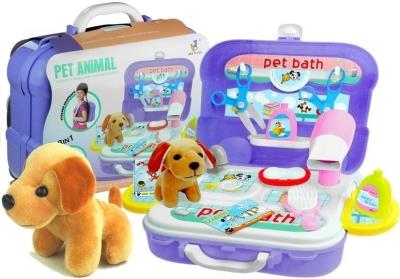 Opakowanie Walizka plecak psi salon piękności akcesoria 20 el