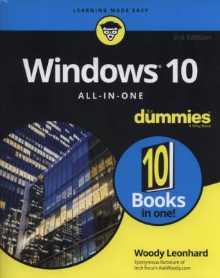Okładka książki Windows 10 All-In-One For Dummies