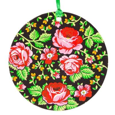 Opakowanie Zawieszka na choinkę - koło góralskie czarne