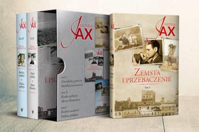Zemsta i przebaczenie. Tom 1-3. Autor: Joanna Jax. SmakLiter.pl Okładka książki Zemsta i przebaczenie. Tom 1-3