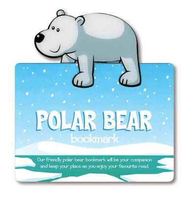 Opakowanie Zwierzęca zakładka do książki - Niedźwiedź polarny