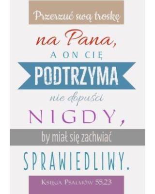 Opakowanie A Kartka składana - Przerzuć swą troskę