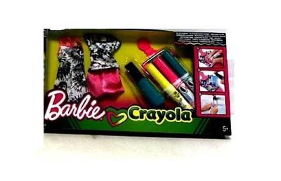 Opakowanie Barbie Crayola Zrób to sama - Stylowe szablony 1