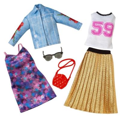 Opakowanie Barbie. Ubranka + akcesoria 2-pak FKT38
