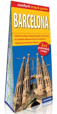 Comfort! map&guide Barcelona 2w1 w.2019. Autor: Rogala Larysa. SmakLiter.pl Okładka książki Comfort! map&guide Barcelona 2w1 w.2019