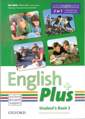 English Plus 3A SB & E-WB OXFORD. Autor: Wetz Ben, Pye Diana. SmakLiter.pl Okładka książki English Plus 3A SB & E-WB OXFORD