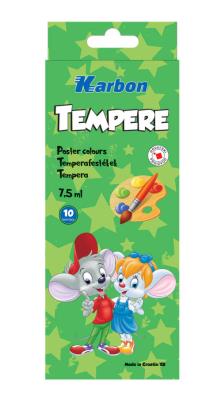 Farby tempera 7,5ml 10 kolorów Mały Szewczyk - KARBON. Wydawca: MST Toys. SmakLiter.pl Opakowanie Farby tempera 7,5ml 10 kolorów Mały Szewczyk - KARBON