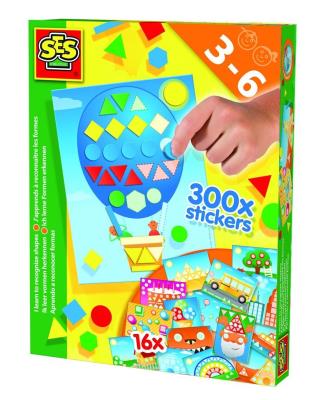 Figury geometryczne - zestaw do nauki wyklejania. Wydawca: SES NL. SmakLiter.pl Opakowanie Figury geometryczne - zestaw do nauki wyklejania