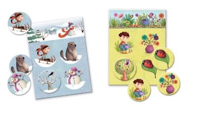 Gra lotto - Pory roku. Autor: DJ08123. SmakLiter.pl Okładka książki Gra lotto - Pory roku