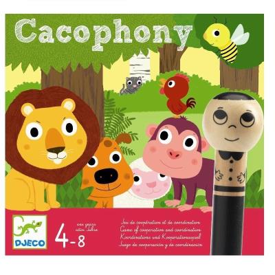 Gra planszowa - Kakofonia. Wydawca: Djeco. SmakLiter.pl Opakowanie Gra planszowa - Kakofonia