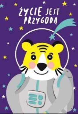 Opakowanie Karnet B6 Urodziny - Kosmonauta