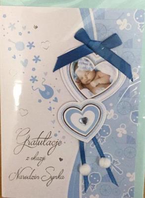 Opakowanie Karnet narodziny B6 Premium 49 + koperta
