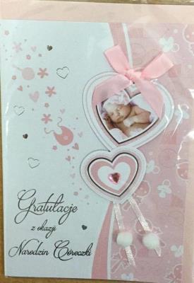 Opakowanie Karnet narodziny B6 Premium 50 + koperta