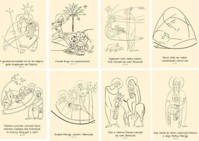 Opakowanie Karnet - Gwiazda Betlejemska MIX