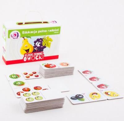 Opakowanie Klocki domino - Owocki