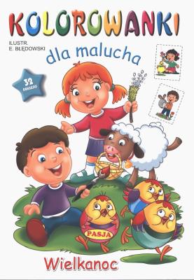 Kolorowanki dla malucha. Dzieci. Autor: Ernest Błędowski. SmakLiter.pl Okładka książki Kolorowanki dla malucha. Dzieci