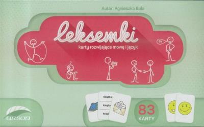 Okładka książki Leksemki - karty rozwijające mowę i język
