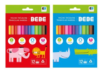 Opakowanie Mazaki 12 kolorów B&B Kids NOSTER