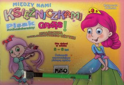 Okładka książki Między nami księżniczkami 5-6 lat + pisak