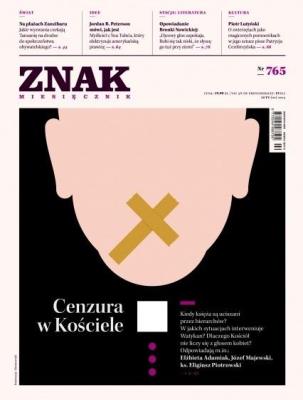Okładka książki Miesięcznik Znak 765 2/2019 Cenzura w Kościele