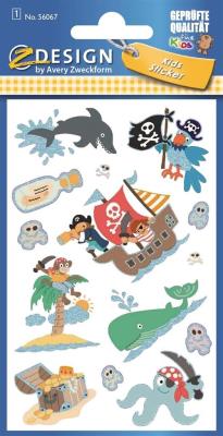 Opakowanie Naklejki brokatowe - Piraci