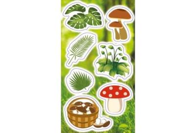 Opakowanie Naklejki Rośliny i Grzyby
