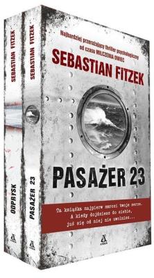 Pasażer 23 / Odprysk. Autor: Fitzek Sebastian. SmakLiter.pl Okładka książki Pasażer 23 / Odprysk
