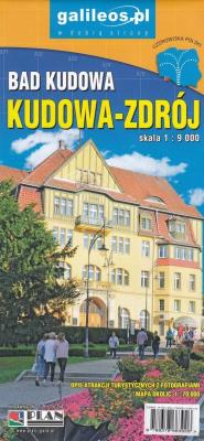 Okładka książki Plan miasta - Kudowa-Zdrój 1:9 000 PL/DE