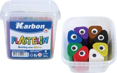 Plastelina 8 kolorów kubełek 1 kg KARBON. Wydawca: MST Toys. SmakLiter.pl Opakowanie Plastelina 8 kolorów kubełek 1 kg KARBON