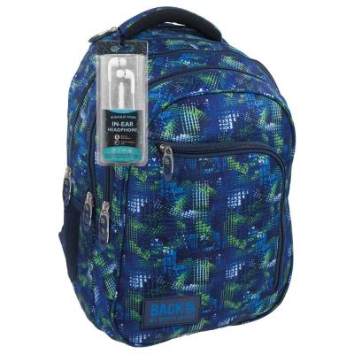 Opakowanie Plecak BackUP model D30 + słuchawki