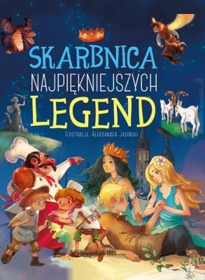 Skarbnica najpiękniejszych legend. Autor: A. Jasiński. SmakLiter.pl Okładka książki Skarbnica najpiękniejszych legend