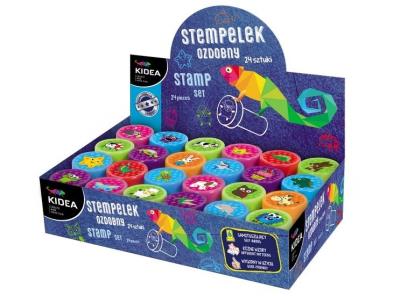 Opakowanie Stempelki ozdobne (24szt) KIDEA
