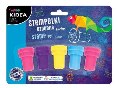Opakowanie Stempelki ozdobne 5 sztuk KIDEA