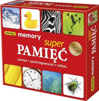Super pamięć - adamigo memory. Wydawca: Adamigo. SmakLiter.pl Opakowanie Super pamięć - adamigo memory