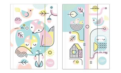 Opakowanie Teczka Story Lis/Sowa A4 HAPPY COLOR