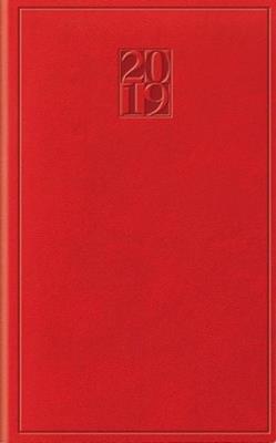 Opakowanie Terminarz 2019 Print tygodniowy - czerwony