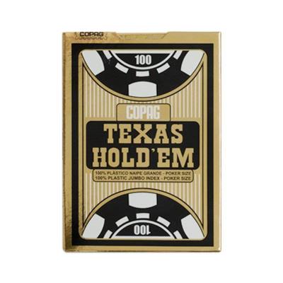 Opakowanie Texas Hold'em 100% plastic jumbo - czarny