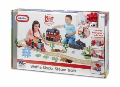 Opakowanie Waffle Blocks Pociąg parowy