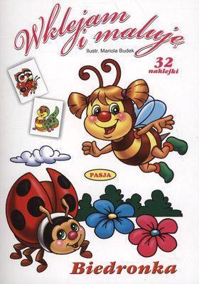 Okładka książki Wklejam i maluję - Biedronka