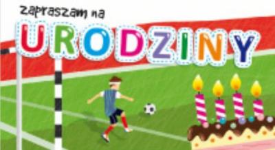 Opakowanie Zaproszenie urodzinowe - Piłkarz (5szt) AVANTI