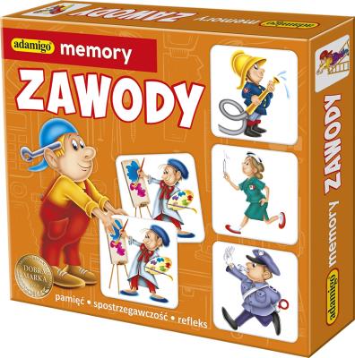 Zawody - adamigo memory. Wydawca: Adamigo. SmakLiter.pl Opakowanie Zawody - adamigo memory