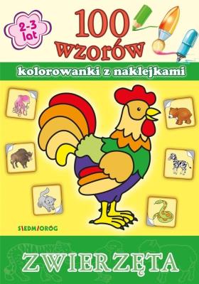 Okładka książki 100 wzorów - Zwierzęta SIEDMIORÓG