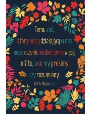 Opakowanie A Kartka składana - Temu zaś który mocą