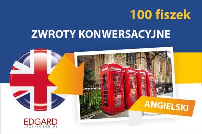 Okładka książki Angielski 100 fiszek Zwroty konwersacyjne