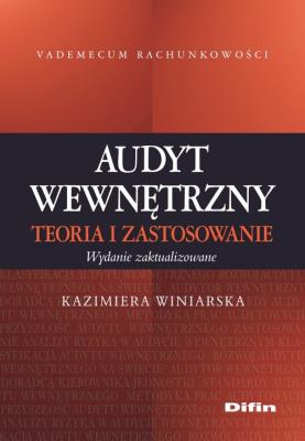 Audyt wewnętrzny. Autor: WINIARSKA KAZIMIERA. SmakLiter.pl Okładka książki Audyt wewnętrzny