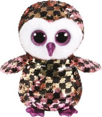 Opakowanie Beanie Boos Checks - Cekinowa Sowa 15 cm