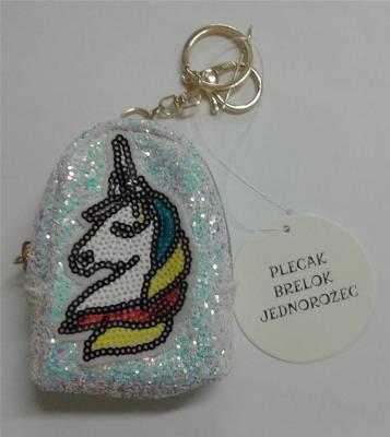 Opakowanie Brelok - Plecak Jednorożec MIX