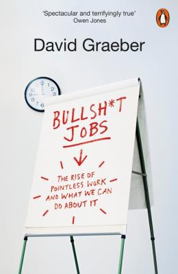 Bullshit Jobs. Autor: David Graeber. SmakLiter.pl Okładka książki Bullshit Jobs